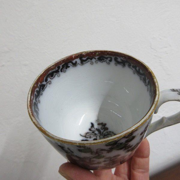 イギリス アンティーク雑貨 窯印なし コーヒーカップ ティーカップ
