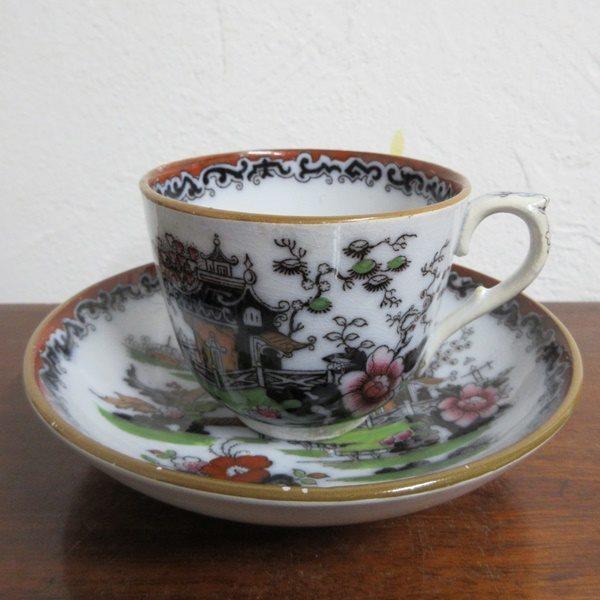 イギリス アンティーク雑貨 窯印なし コーヒーカップ ティーカップ 