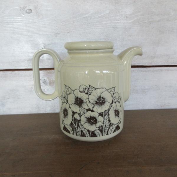 イギリス製 Hornsea ホーンジー コーンローズ コーヒーポット 茶器 