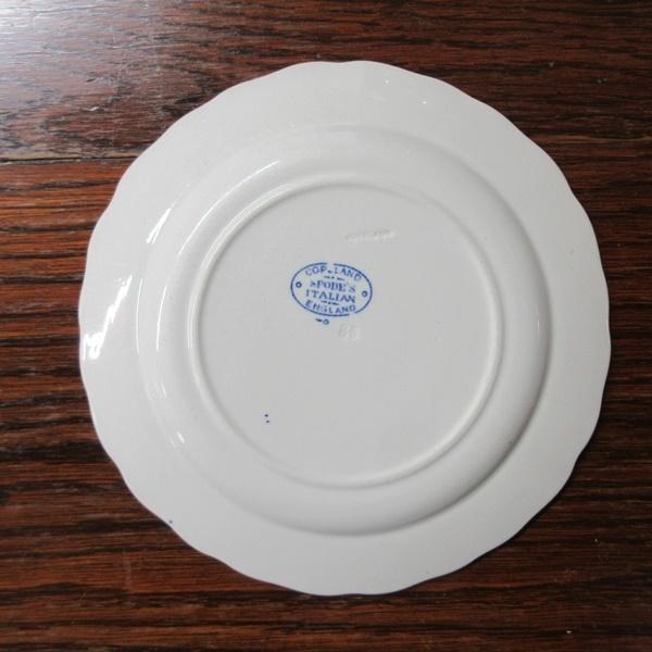 イギリス製 SPODE スポード ブルーイタリアン ケーキプレート