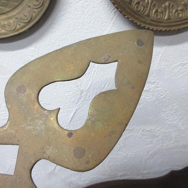 〔Final Price〕フランスアンティーク｜真鍮のトリベット イギリス アンティーク 真鍮 ブラス トリベット 鍋敷き ポットスタンド