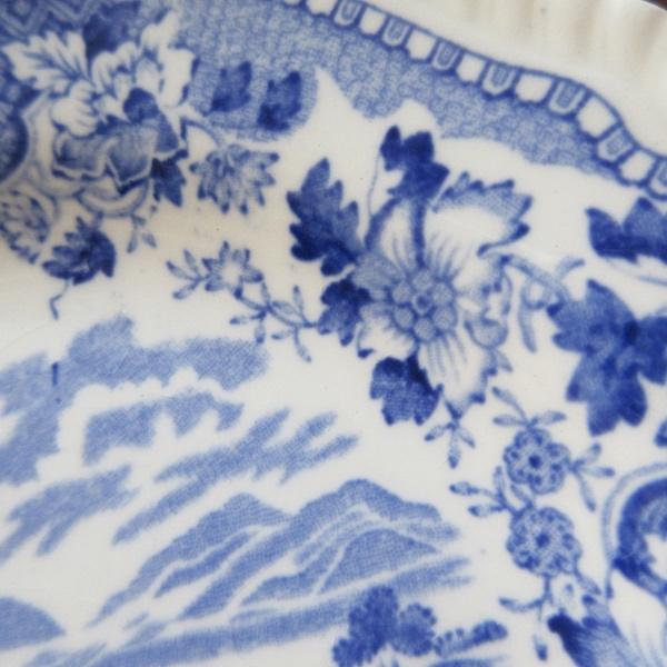 イギリス製 Wood & Son ケーキプレート Seaforth お皿 1891〜1907年