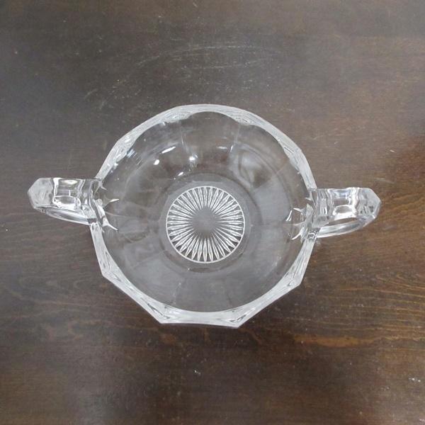 イギリス アンティーク チッペンデール ガラスボウル ダブルハンドル