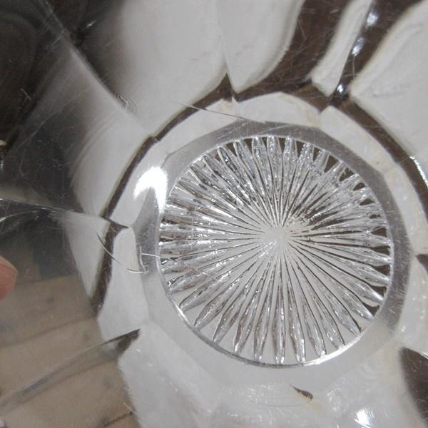 イギリス アンティーク チッペンデール ガラスボウル ダブルハンドル