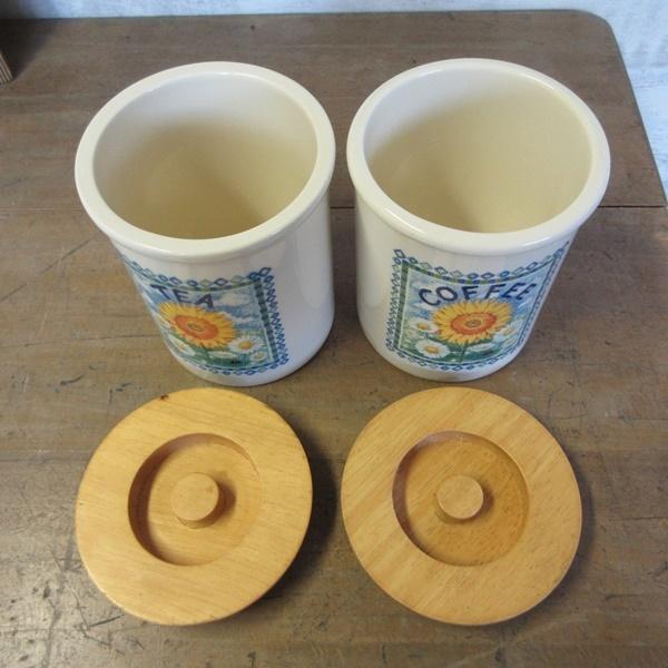 イギリス キッチン雑貨 CLOVERLEAF キャニスター 2個 紅茶入れ