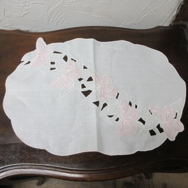 イギリス アンティーク テーブルリネン テーブルクロス 3枚セット 敷物