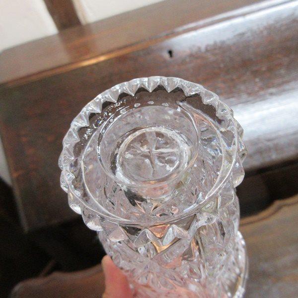 イギリス インテリア雑貨 ガラス製 フラワーベース 花瓶 花器 一輪挿し 花柄 置き物 飾り ディスプレイ 英国 glass 1748saz｜manorhouse-build｜10
