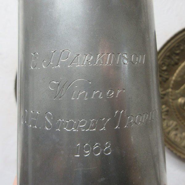 イギリス ヴィンテージ ピューター 錫製 ビアマグカップ ビアジョッキ タンカード English Pewter 英国製 tableware 1950saz｜manorhouse-build｜08