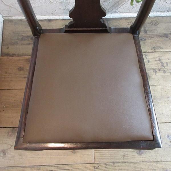 イギリス アンティーク 家具 クイーンアンチェア 猫脚 椅子 英国 4112e イギリス アンティーク 家具 クイーンアンチェア ダイニング