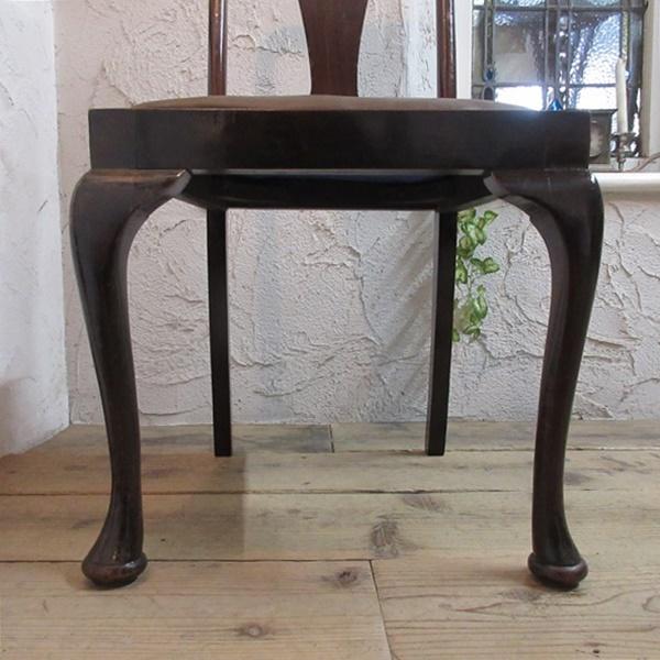 イギリス アンティーク 家具 クイーンアンチェア ダイニング