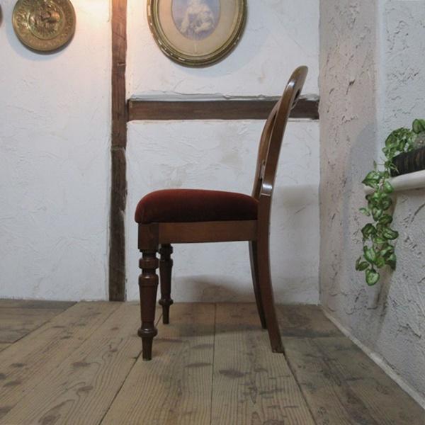 イギリス アンティーク 家具 バルーンバックチェア 椅子 イス 英国 4303e イギリス アンティーク 家具 バルーンバックチェア 椅子 イス