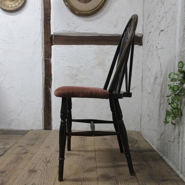 イギリス アンティーク 家具 キッチンチェア ホイールバック