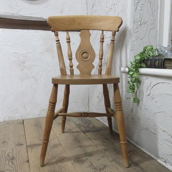 イギリス アンティーク 家具 キッチンチェア 椅子 イス 木製 英国