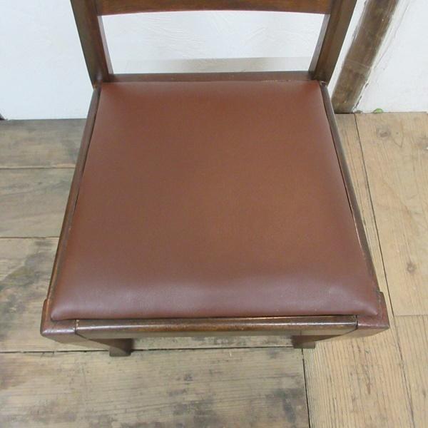 イギリス アンティーク 家具 ダイニングチェア ハイバック 椅子 イス