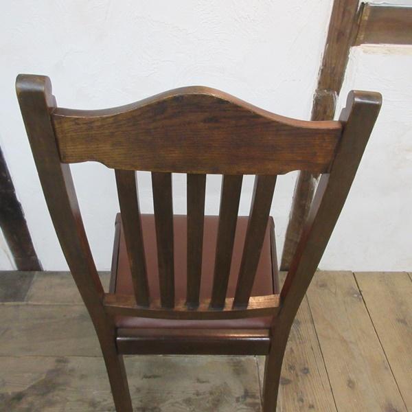 イギリス アンティーク 家具 ダイニングチェア ハイバック 椅子 イス