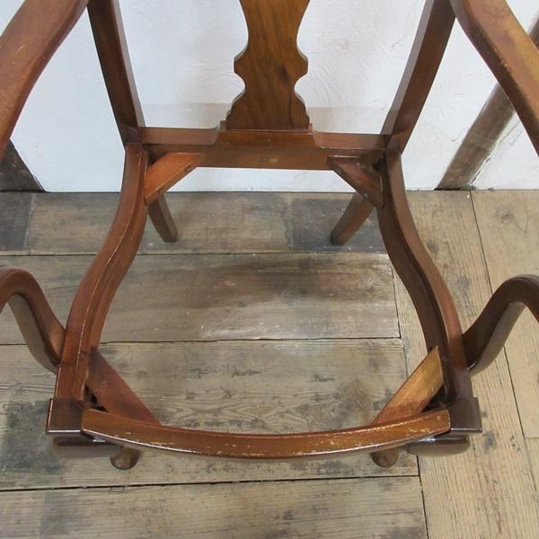 イギリス アンティーク 家具 アームチェア クイーンアン 椅子 英国 4451e イギリス アンティーク 家具 アームチェア クイーンアンチェア