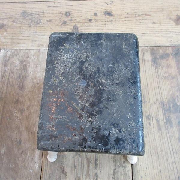 イギリス アンティーク 家具 スツール 木の椅子 花台 ペイント イス