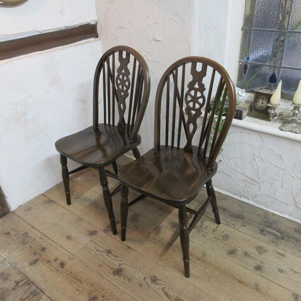 アンティークチェア二脚セット