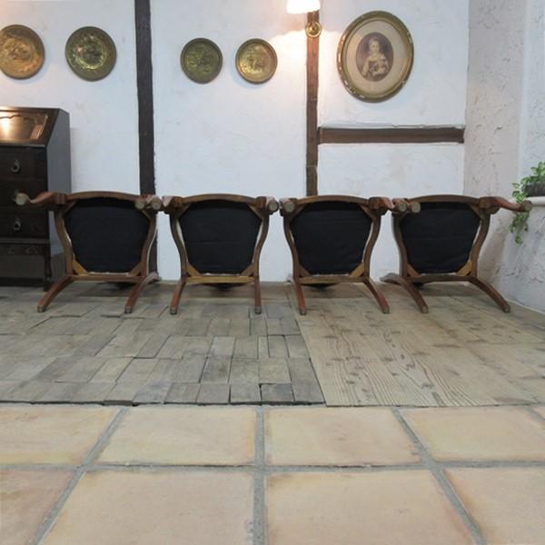 イギリス アンティーク 家具 クイーンアンチェア 4脚セット 4535e