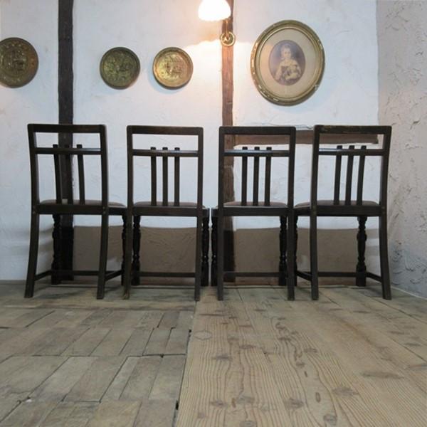 イギリス アンティーク 家具 ダイニングチェア 4脚セット 4545e イギリス アンティーク 家具 ダイニングチェア 4脚セット 店舗