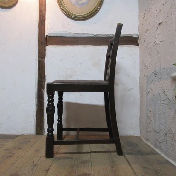 イギリス アンティーク 家具 ダイニングチェア オーク 4547e イギリス アンティーク 家具 ダイニングチェア 椅子 イス 店舗