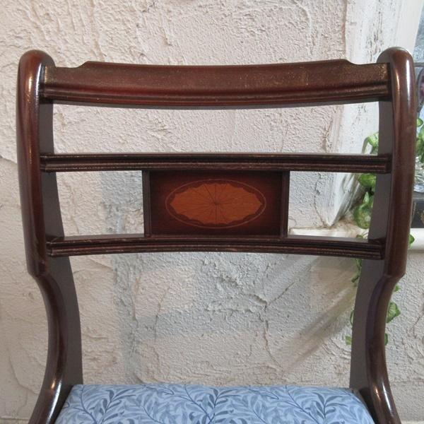 ダイニングチェア ウィリアムモリス リージェンシー イス 木製 マホガニー 英国 イギリス アンティーク 家具 DININGCHAIR 4556d_2