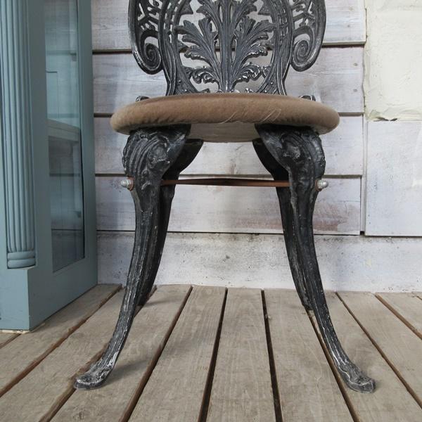 イギリス アンティーク 家具 アイアンチェア 2脚セット 金属 英国 4683e イギリス アンティーク 家具 アイアンチェア 2脚セット 金属