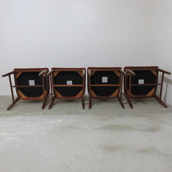 イギリス ビンテージ 家具 ダイニングチェア 4脚セット 椅子 イス 店舗