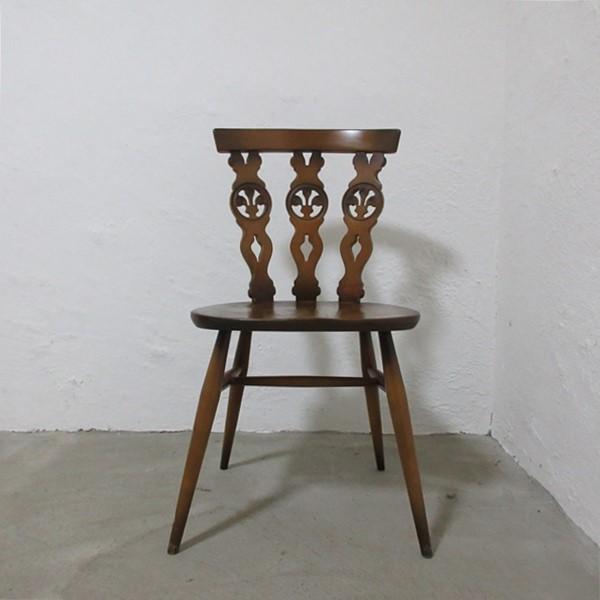 安い イギリス ビンテージ 家具 Ercol キッチンチェア シスルバック