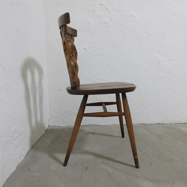 イギリス ビンテージ 家具 アーコール Ercol キッチンチェア シスル 