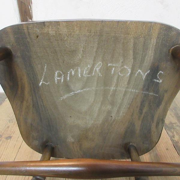 イギリス アンティーク 家具 アームチェア キッチンチェア ホイール