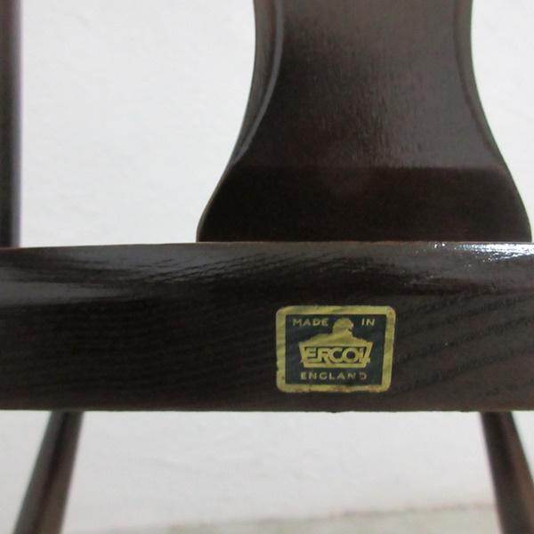 イギリス ビンテージ 家具 Ercol 2脚セット シスルバック 英国4754e