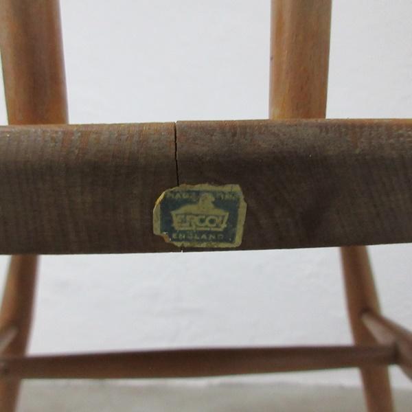 イギリス ビンテージ 家具 アーコール Ercol キッチンチェア フープ 