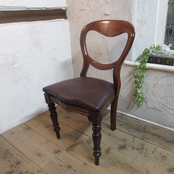 通販の特価 アンティーク 家具 バルーンバックチェア 椅子 1900年頃 