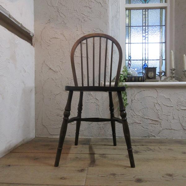 イギリス アンティーク 家具 キッチンチェア スティックバック 椅子