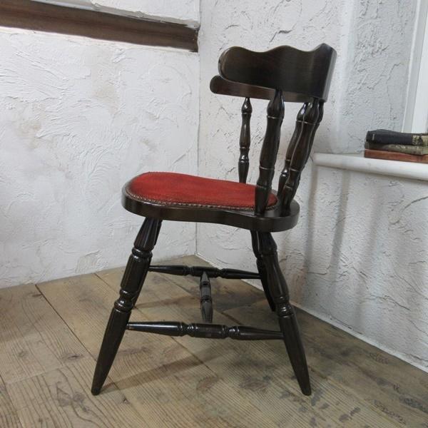 イギリス アンティーク 家具 キッチンチェア 2脚セット 英国 4749e