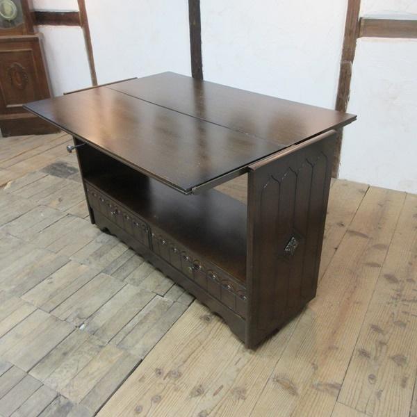 イギリス アンティーク 家具 キッチンワゴン トロリー 引き出し付き 6005e イギリス アンティーク 家具 キッチンワゴン トロリー ワゴン 引き出し