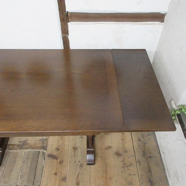 イギリス ビンテージ 家具 JAYCEE ダイニングテーブル ドローリーフ 