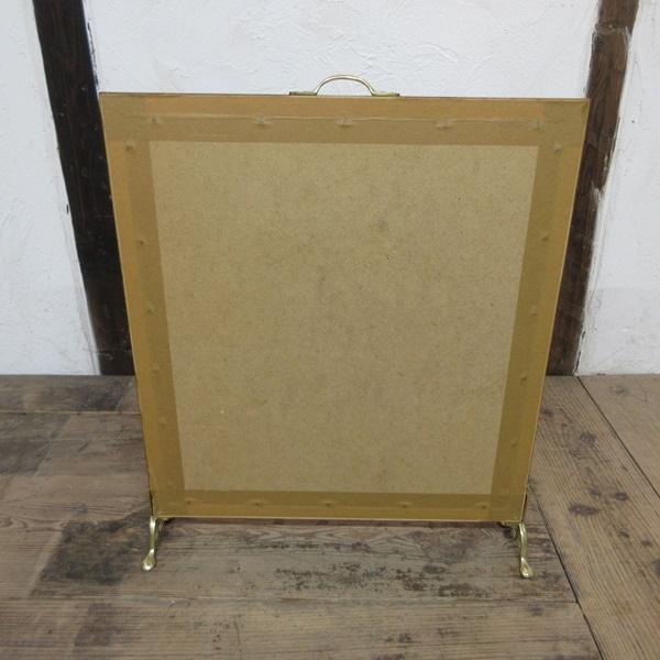 訳有 イギリス アンティーク 家具 ファイヤースクリーン 衝立 刺繍 6011e 訳あり イギリス アンティーク 家具 ファイヤースクリーン 衝立