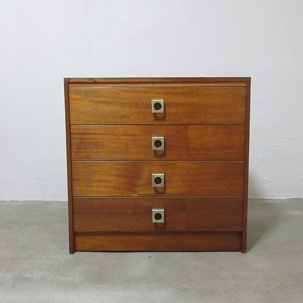 イギリス ビンテージ 家具 チェスト タンス ドロアーズ 4段引き出し 収納 北欧スタイル 木製 英国 VINTAGE mid 6026e_2