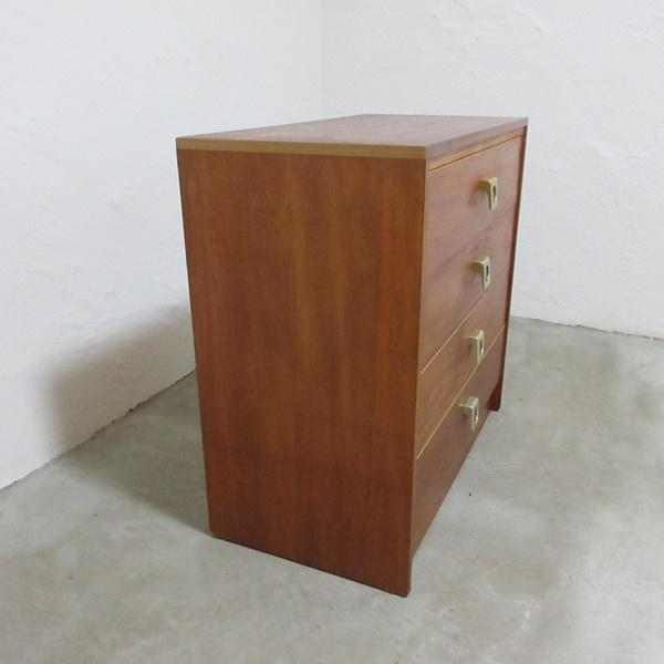 イギリス ビンテージ 家具 チェスト タンス ドロアーズ 4段引き出し 収納 北欧スタイル 木製 英国 VINTAGE mid 6026e_4