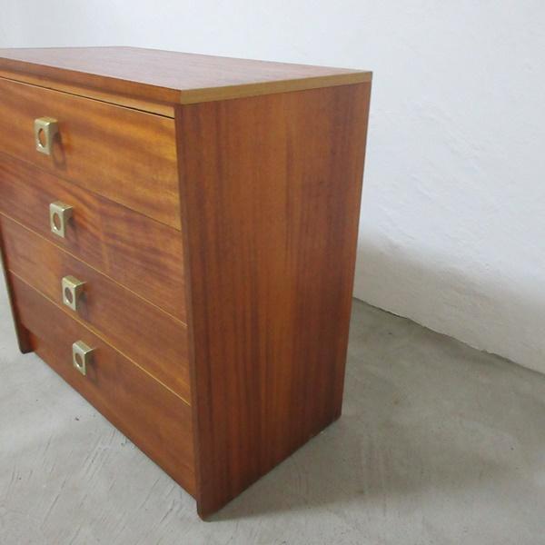 イギリス ビンテージ 家具 チェスト タンス ドロアーズ 4段引き出し 収納 北欧スタイル 木製 英国 VINTAGE mid 6026e_5
