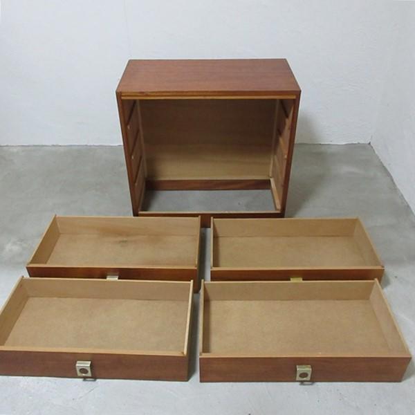 イギリス ビンテージ 家具 チェスト タンス ドロアーズ 4段引き出し 収納 北欧スタイル 木製 英国 VINTAGE mid 6026e_8