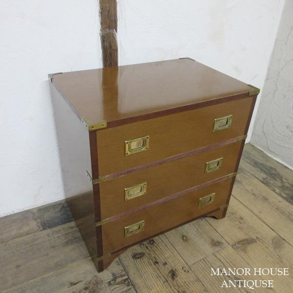 イギリス ビンテージ 家具 チェスト ドロアーズ 3段引き出し 飾り棚