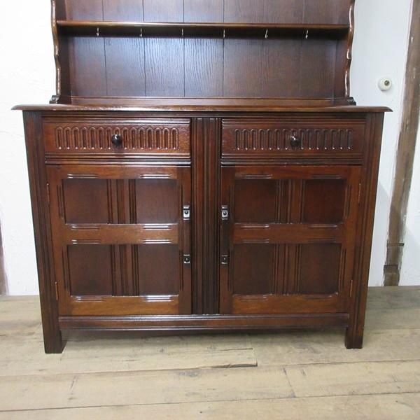 イギリス アンティーク 家具 ドレッサー カップボード キャビネット