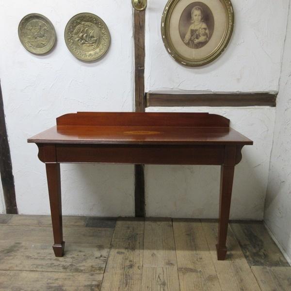 イギリス アンティーク 家具 ホールテーブル コンソール 花台 木製 6213c