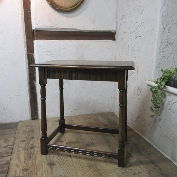 人気特価激安 イギリス アンティーク 6278cz Smalltable 英国 オーク 木製 花台 飾り棚 サイドテーブル オケージョナルテーブル 家具 サイドテーブル Payswif Vc