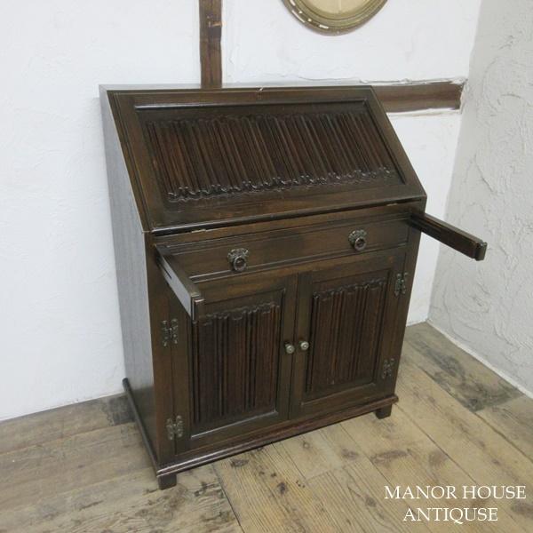 イギリス アンティーク 家具 オールドチャーム ライティングビューロー  