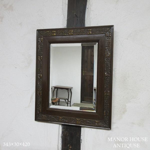 イギリス アンティーク 家具 ウォールミラー 壁掛け鏡 木製枠 英国 6386d イギリス アンティーク ウォールミラー 壁掛け鏡 木枠