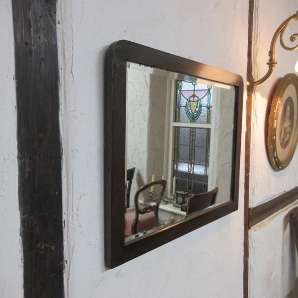 イギリス アンティーク 家具 ウォールミラー 壁掛け鏡 木製枠 英国 6490c イギリス アンティーク 家具 ウォールミラー 壁付け鏡 店舗什器
